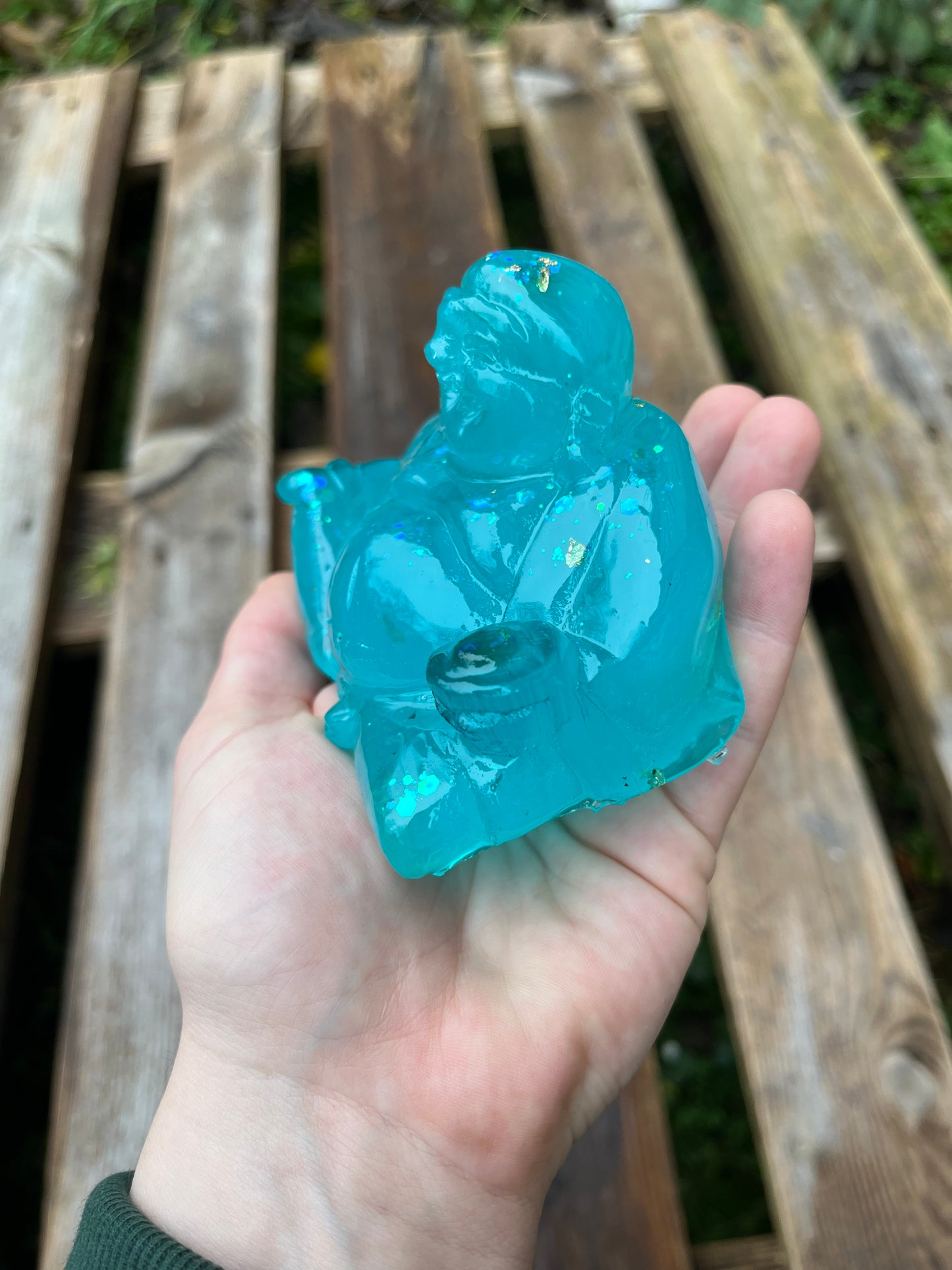 Buddha - blau/türkis