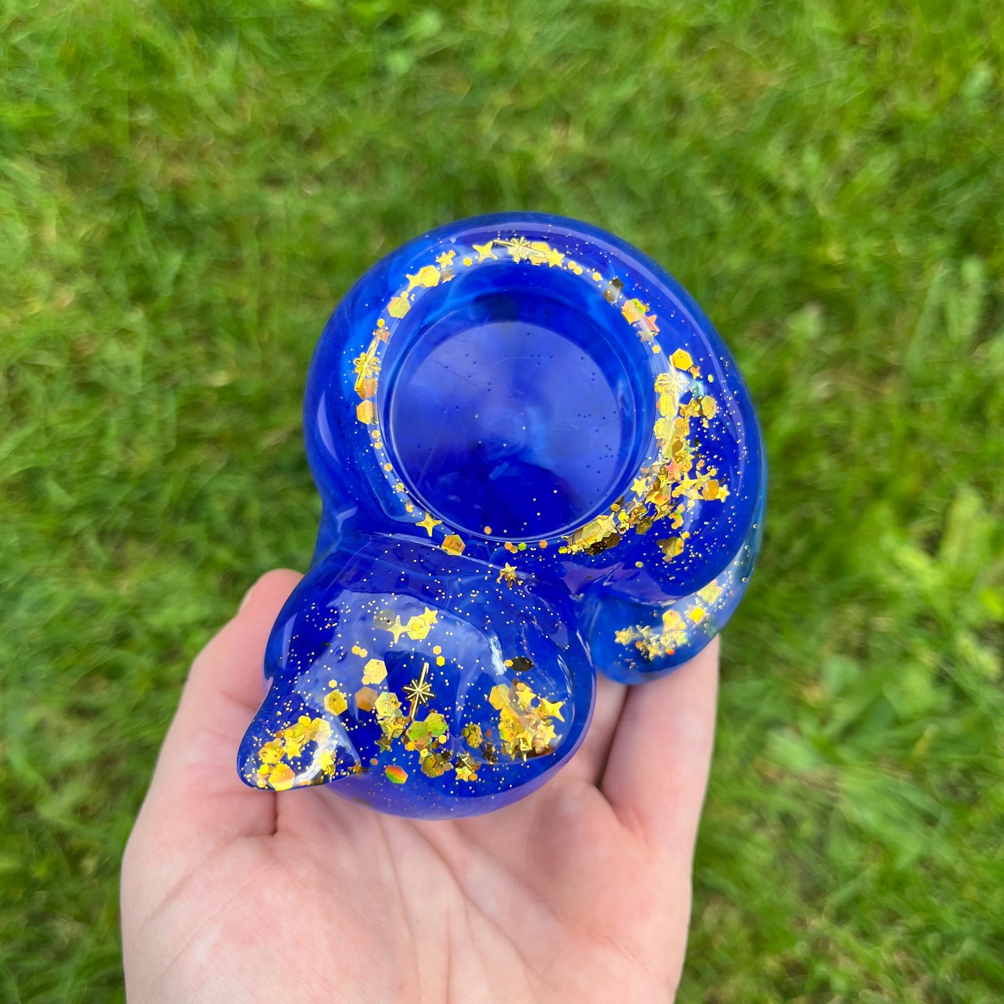 Teelichthalter Katze Midnight