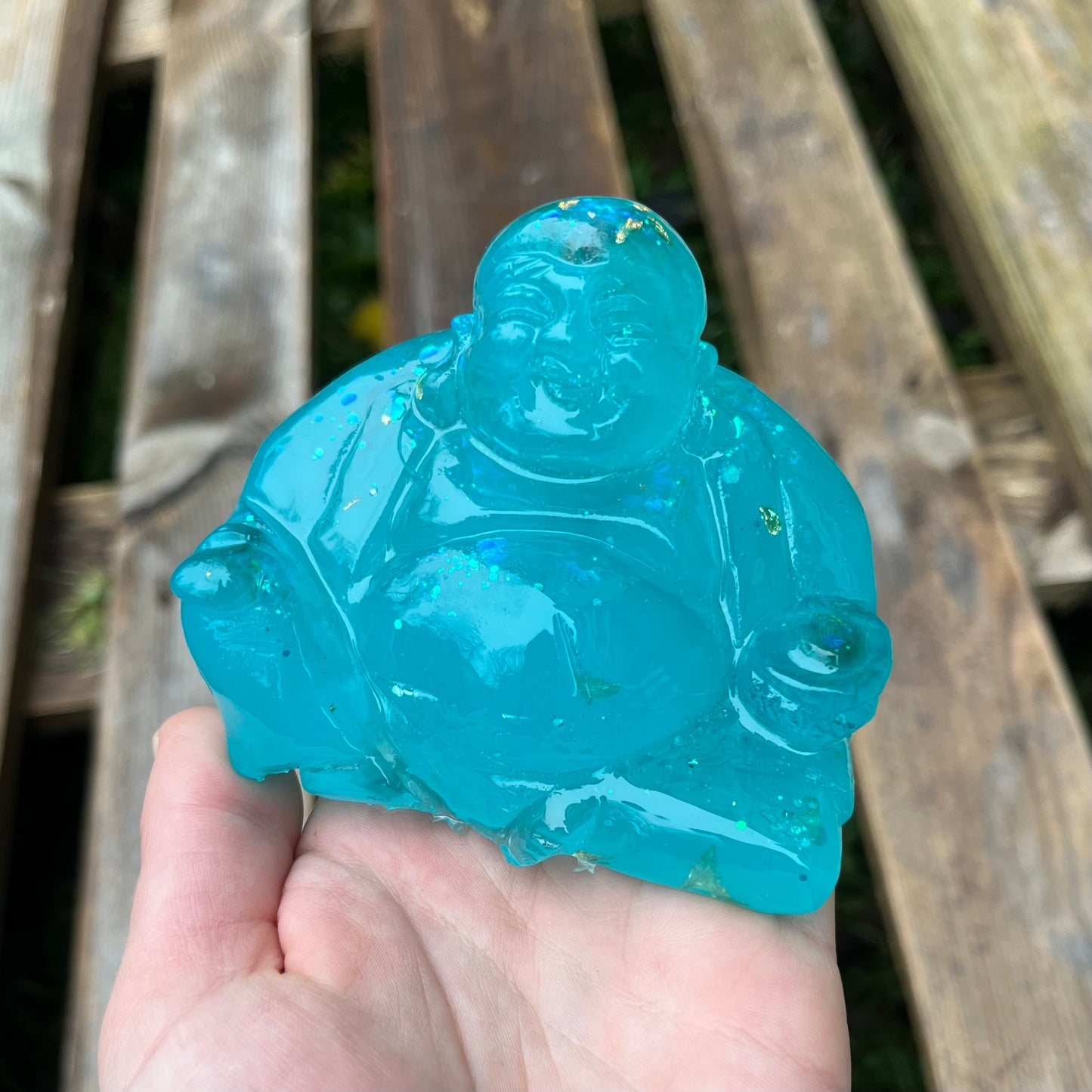 Buddha - blau/türkis
