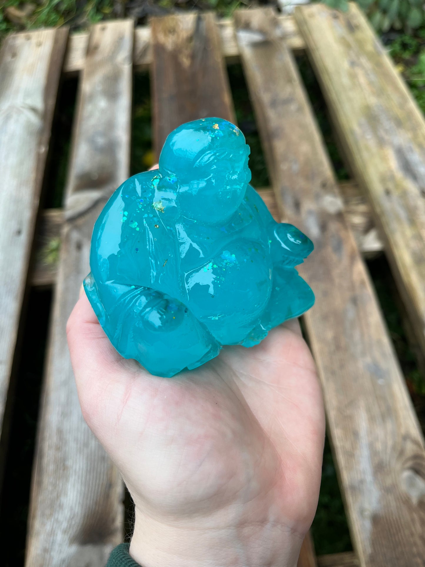 Buddha - blau/türkis