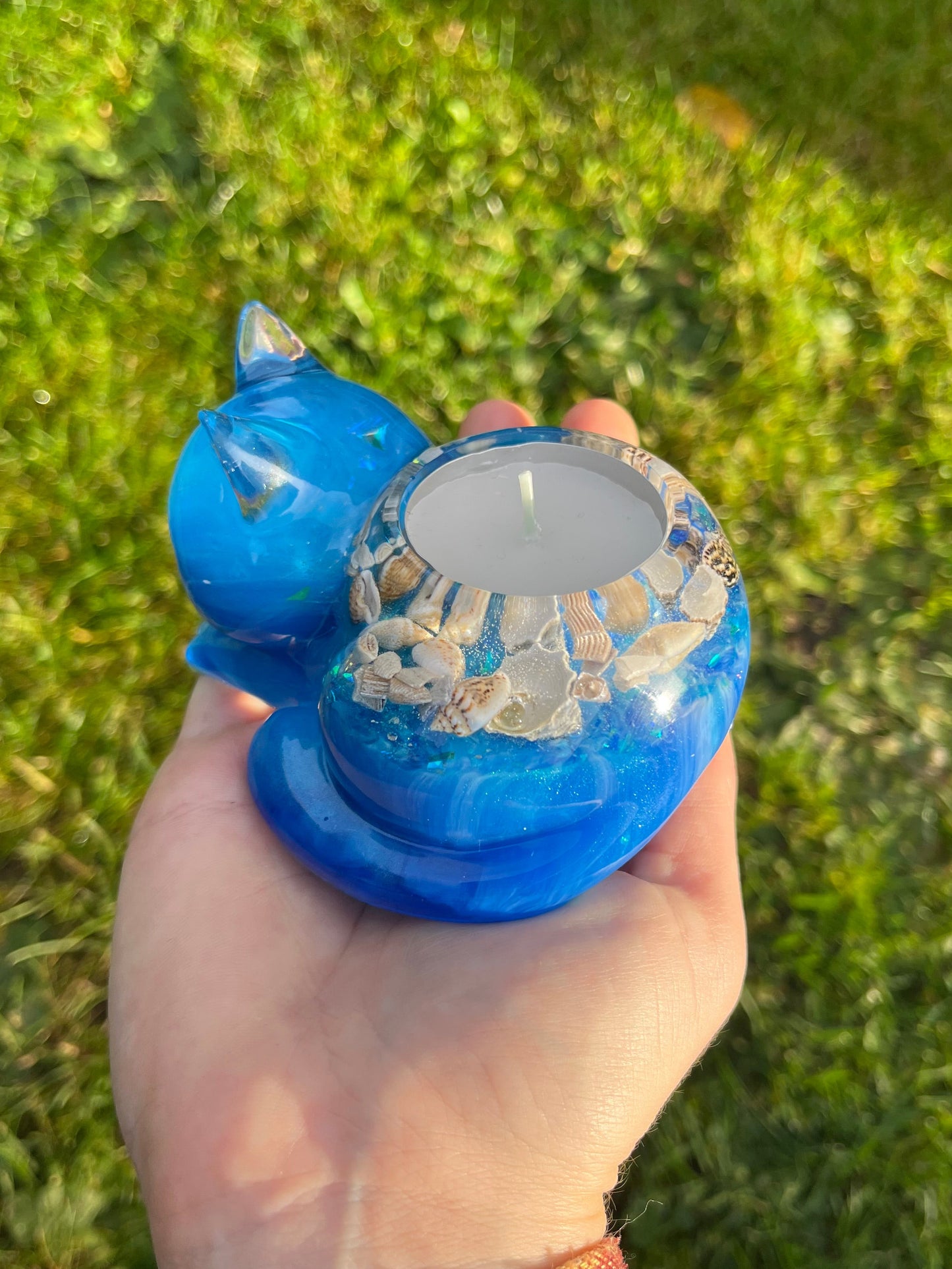 Teelichthalter Katze OceanDesign