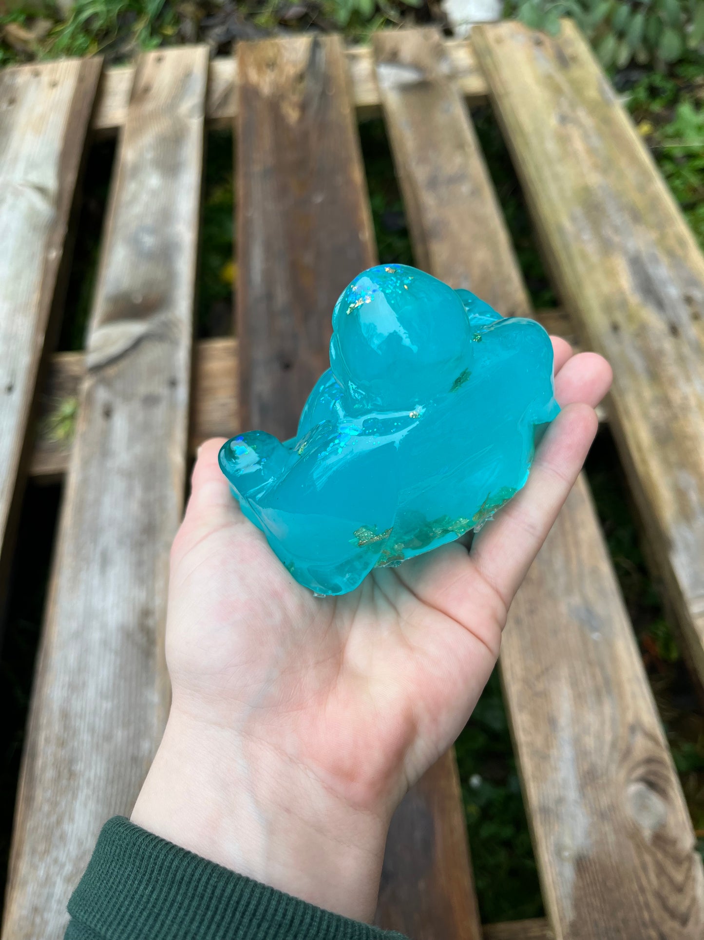 Buddha - blau/türkis