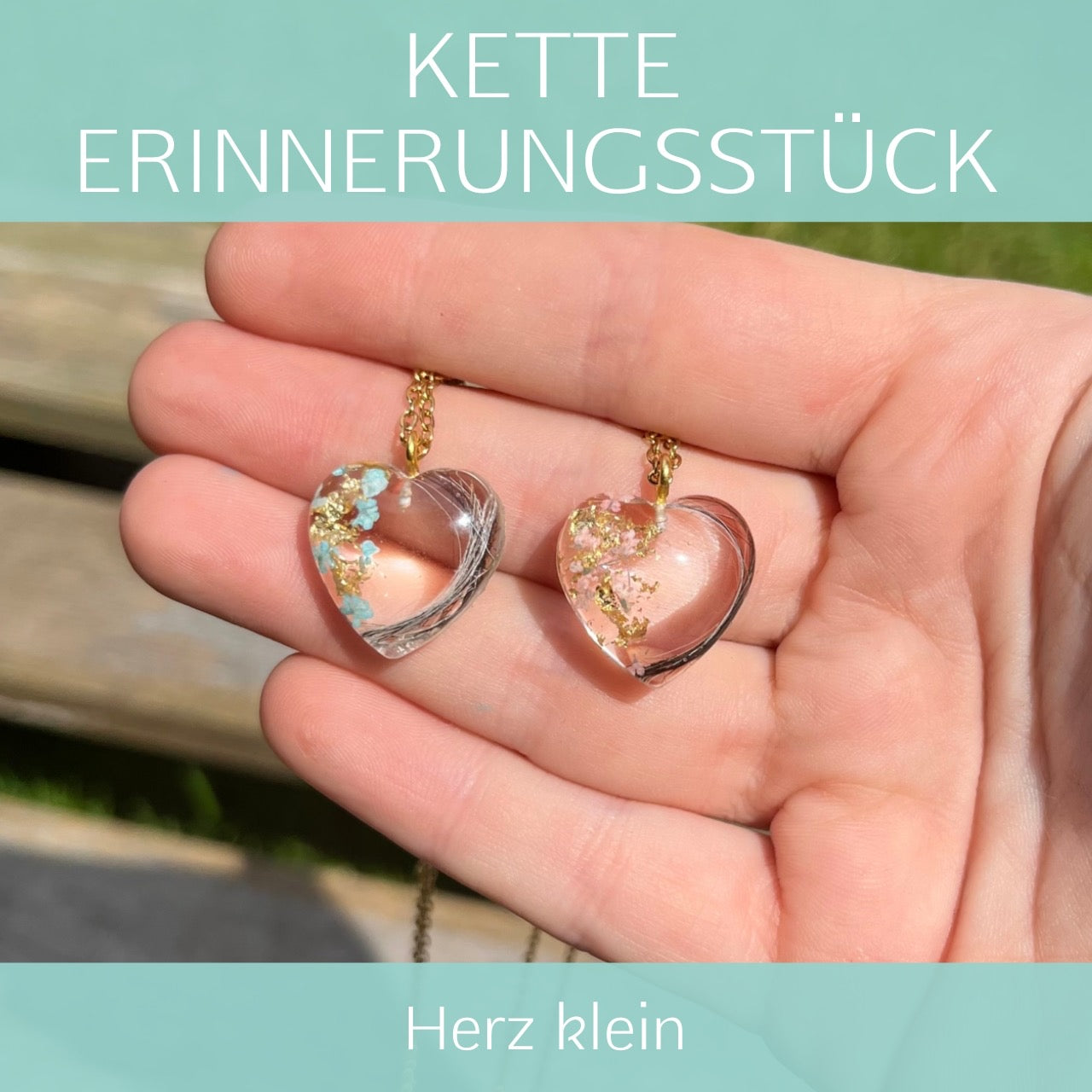 Herz klein/ Edelstahlkette