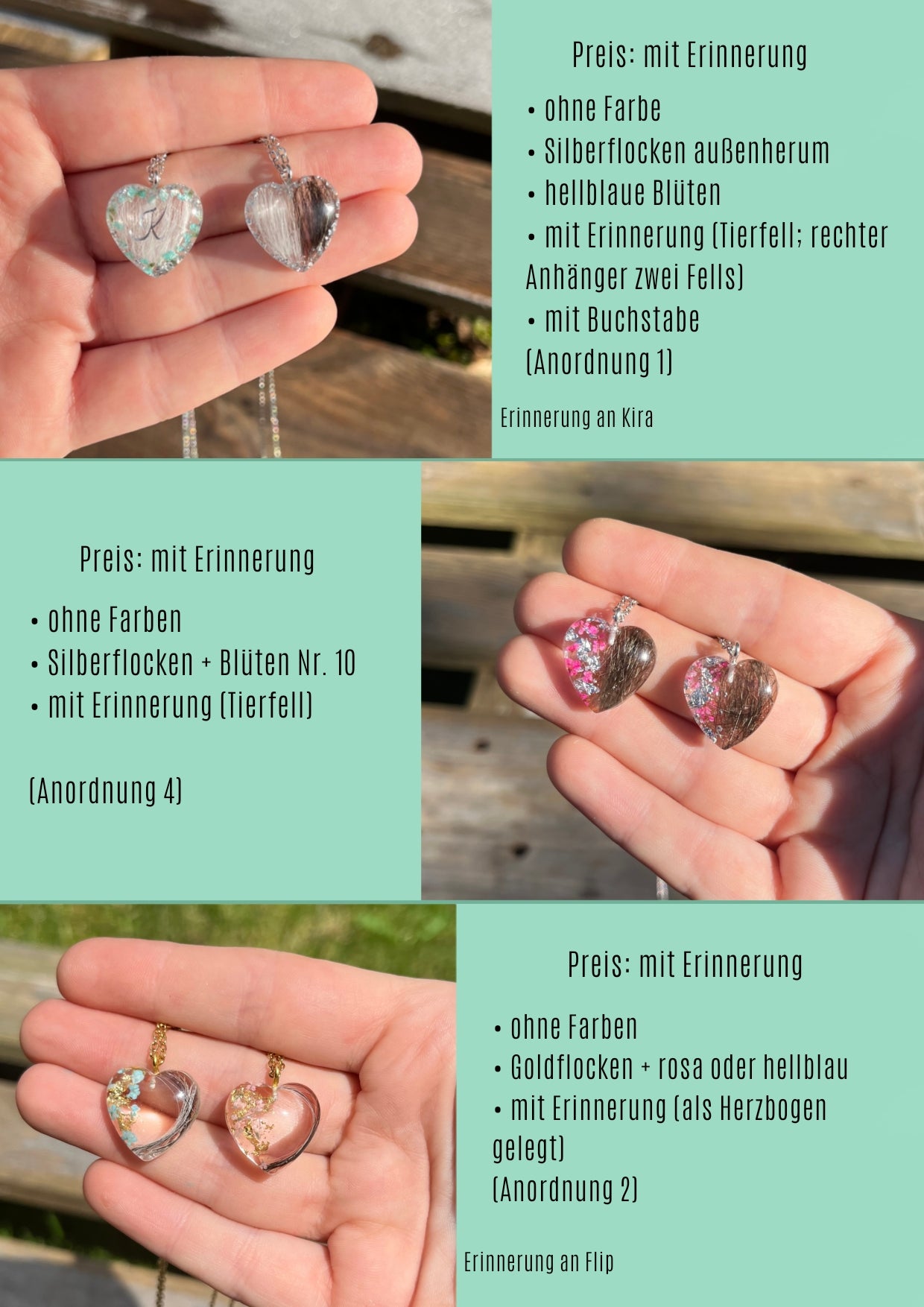 Herz klein/ Edelstahlkette
