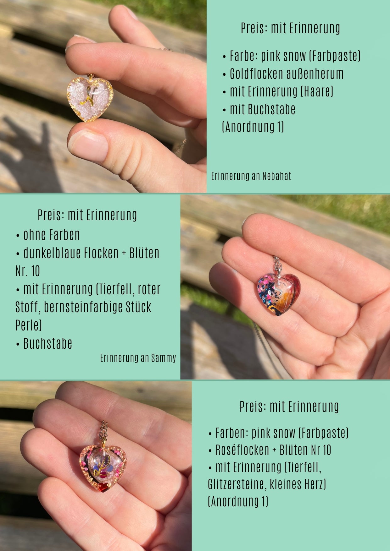 Herz klein/ Edelstahlkette