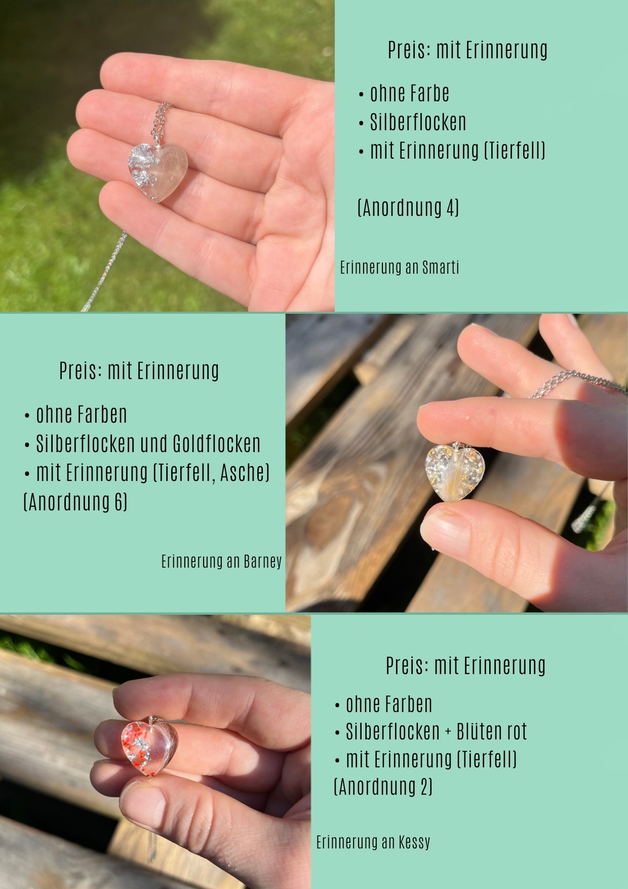 Herz klein/ Edelstahlkette