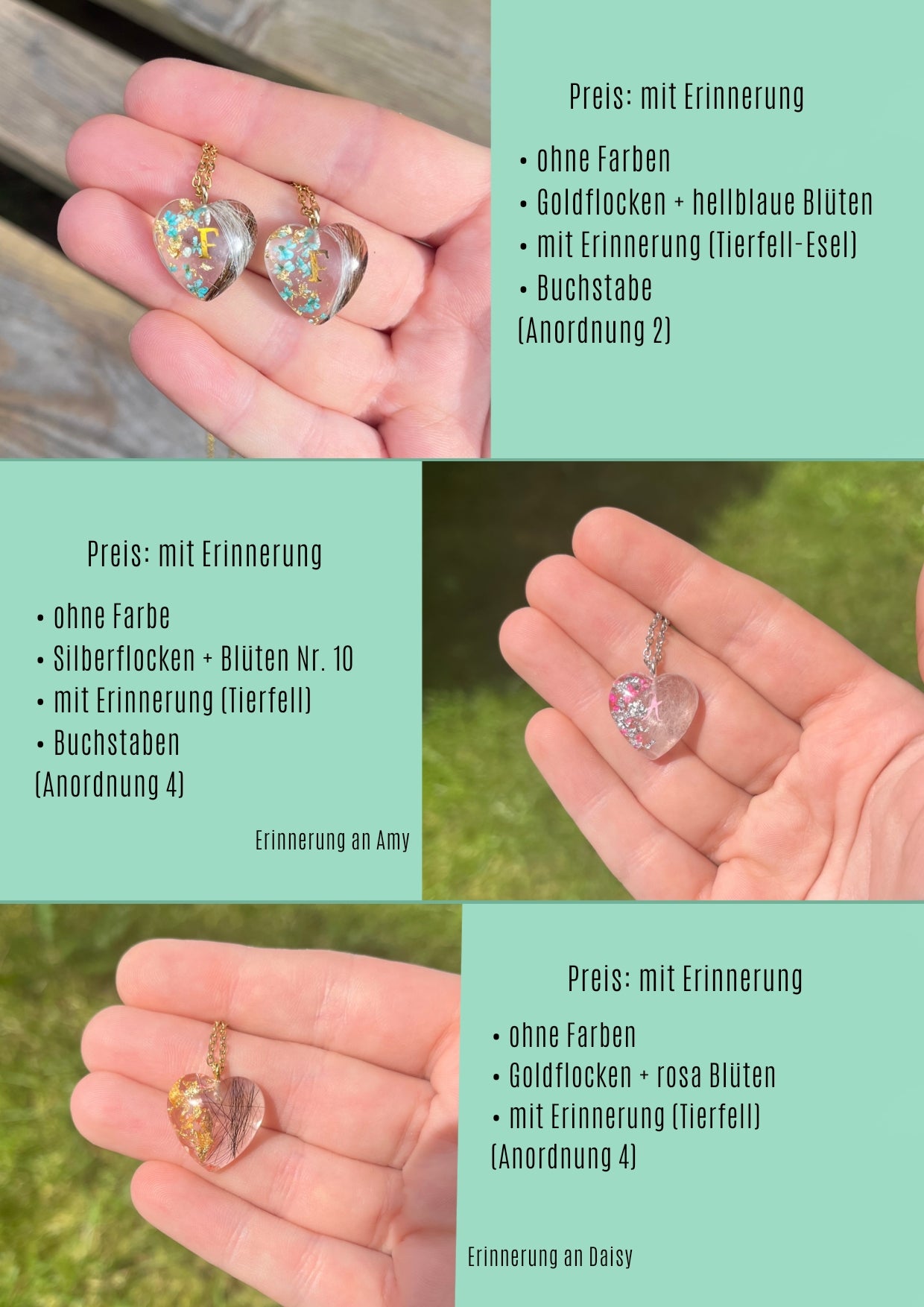 Herz klein/ Edelstahlkette