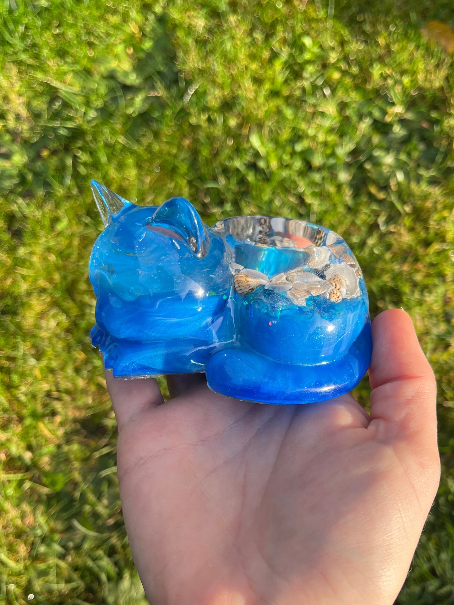 Teelichthalter Katze OceanDesign