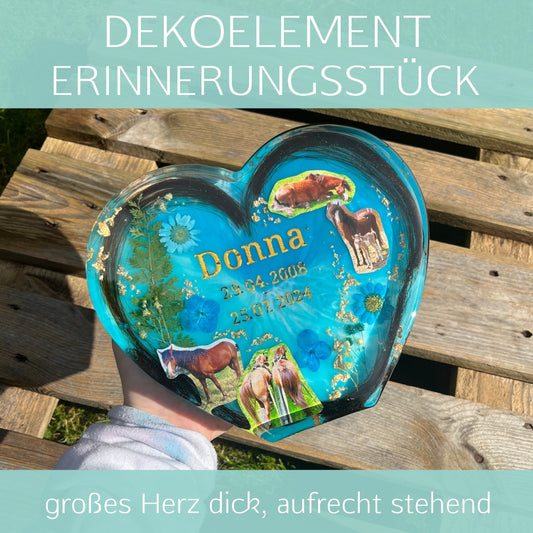 Großes Herz - aufrecht stehend