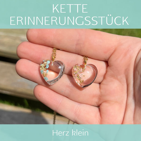 Herz klein/ Edelstahlkette