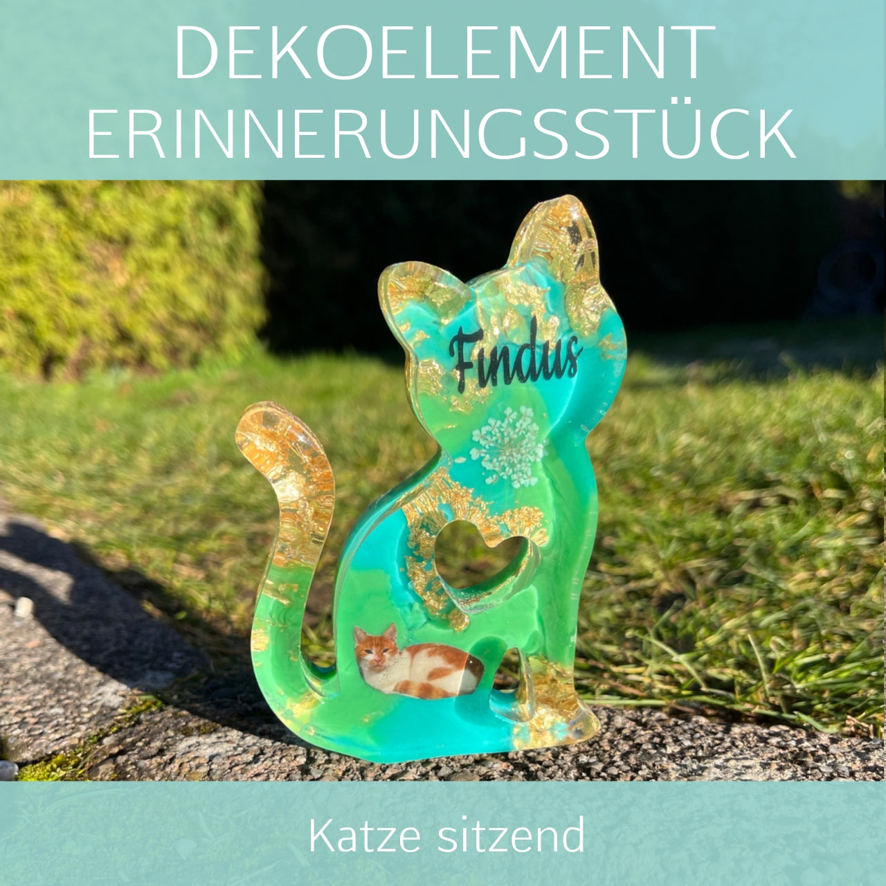 Katze sitzend
